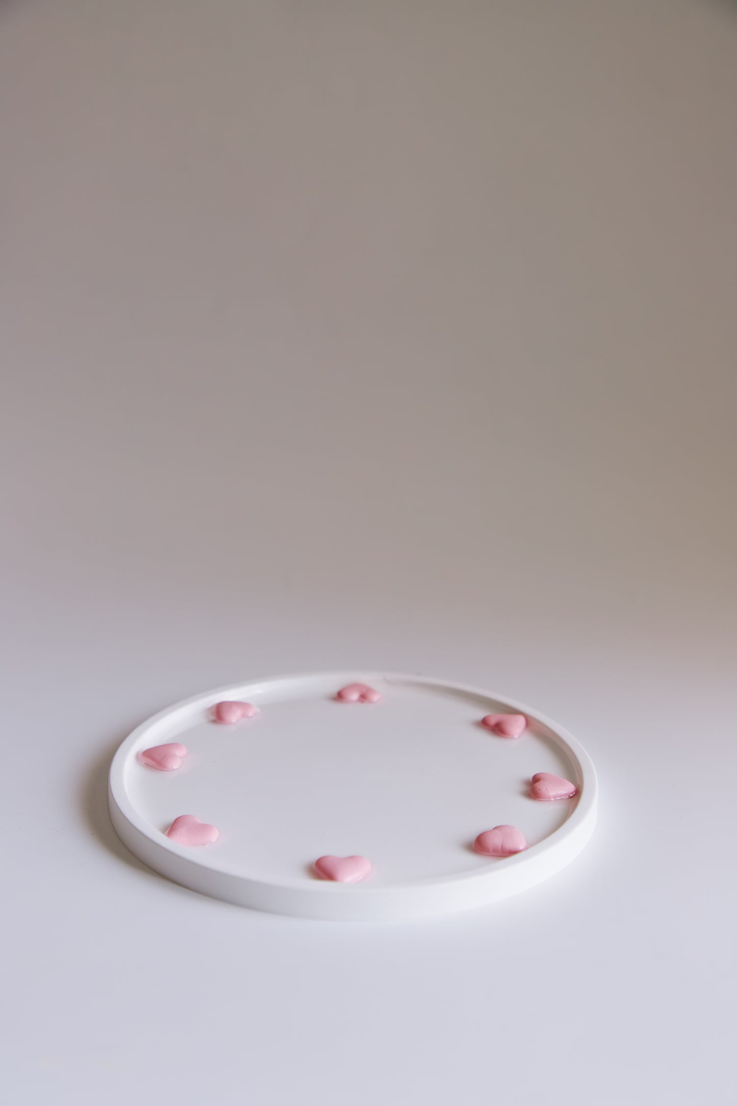 Pink Heart Trinket Dish