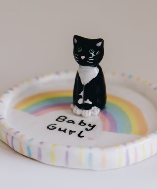 Mini Cat Trinket Dish