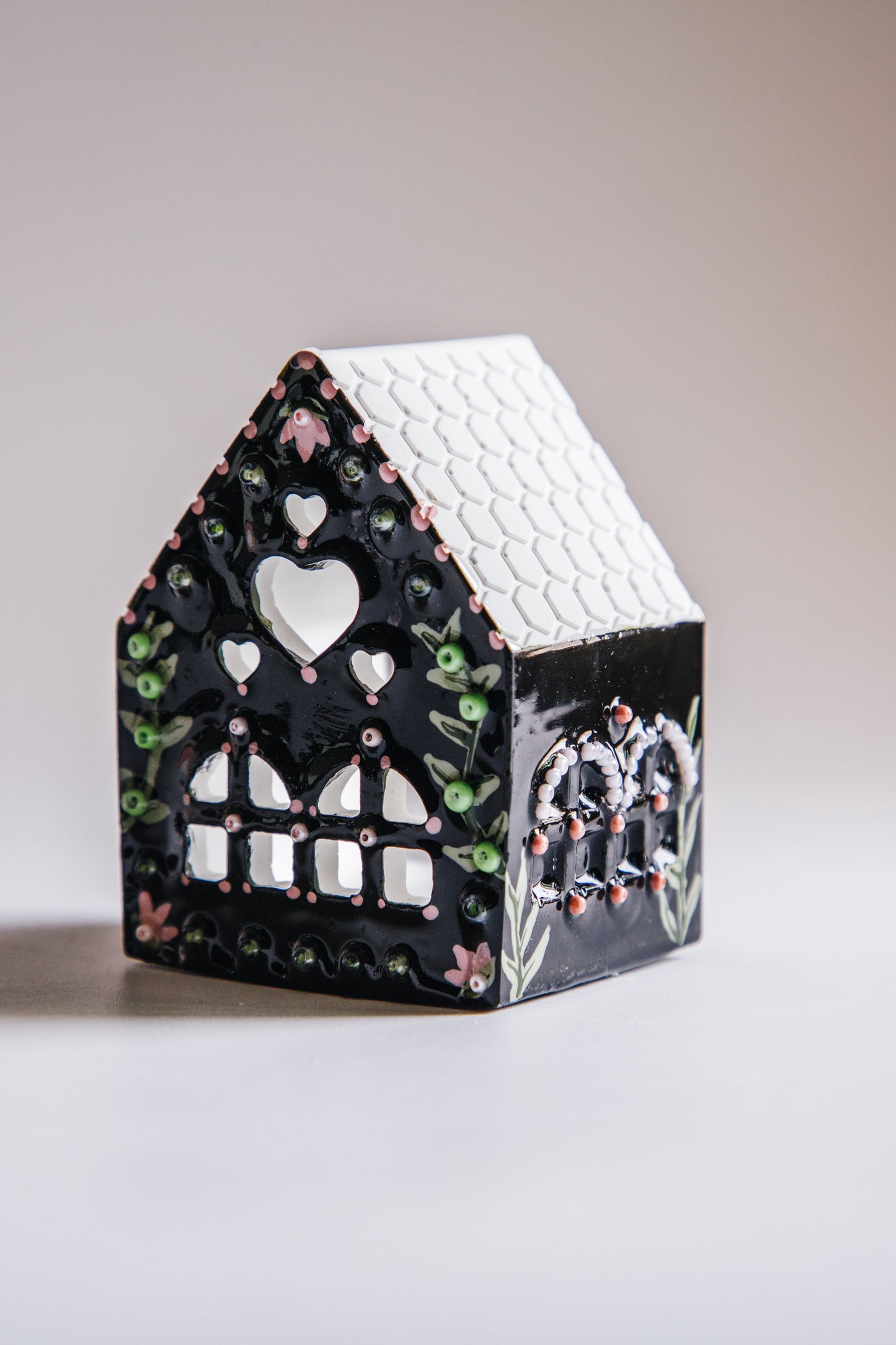 Mini House Tealight Holder (night garden)
