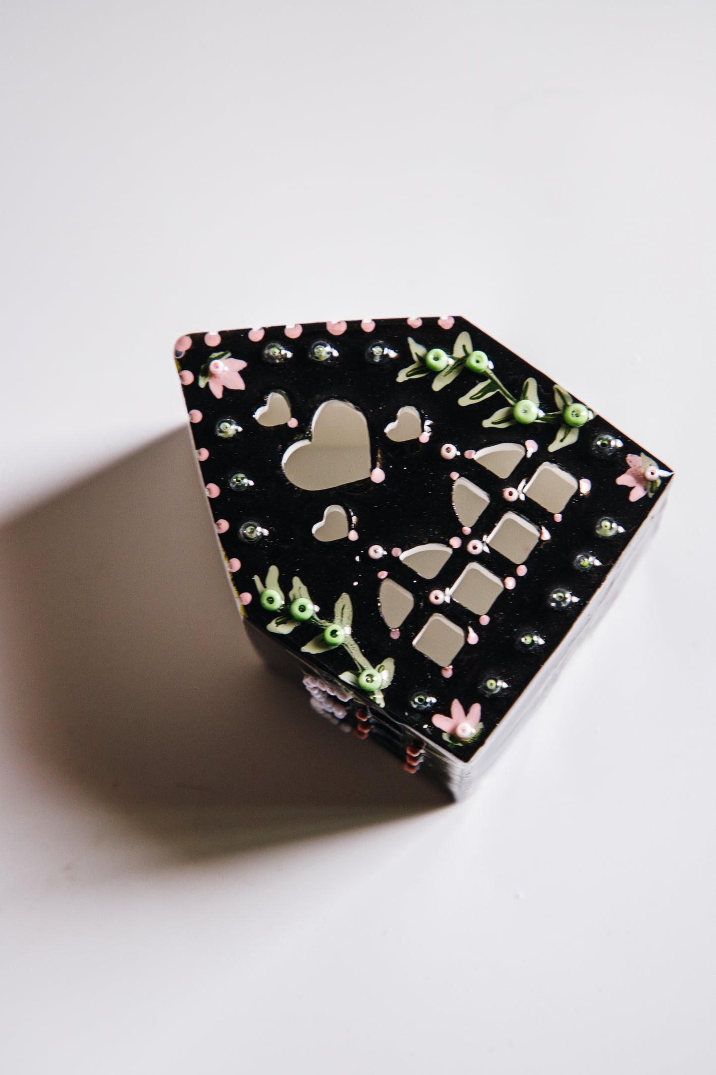 Mini House Tealight Holder (night garden)