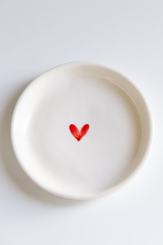 Ceramic Heart Coaster