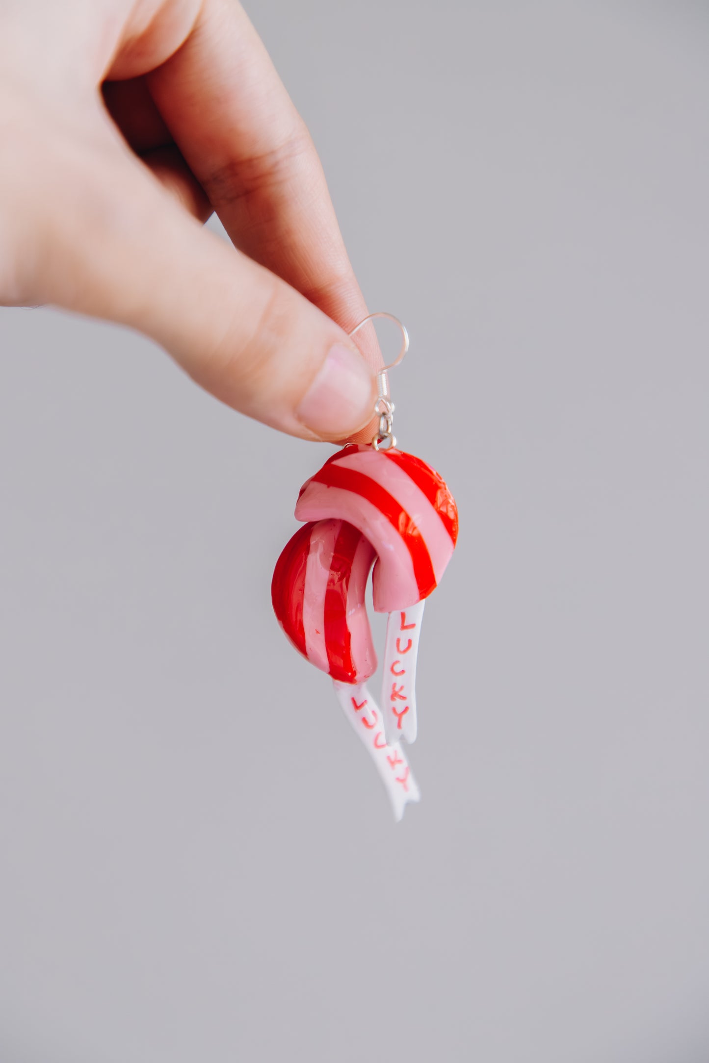 Red & Pink Stripe - Fortune Cookie