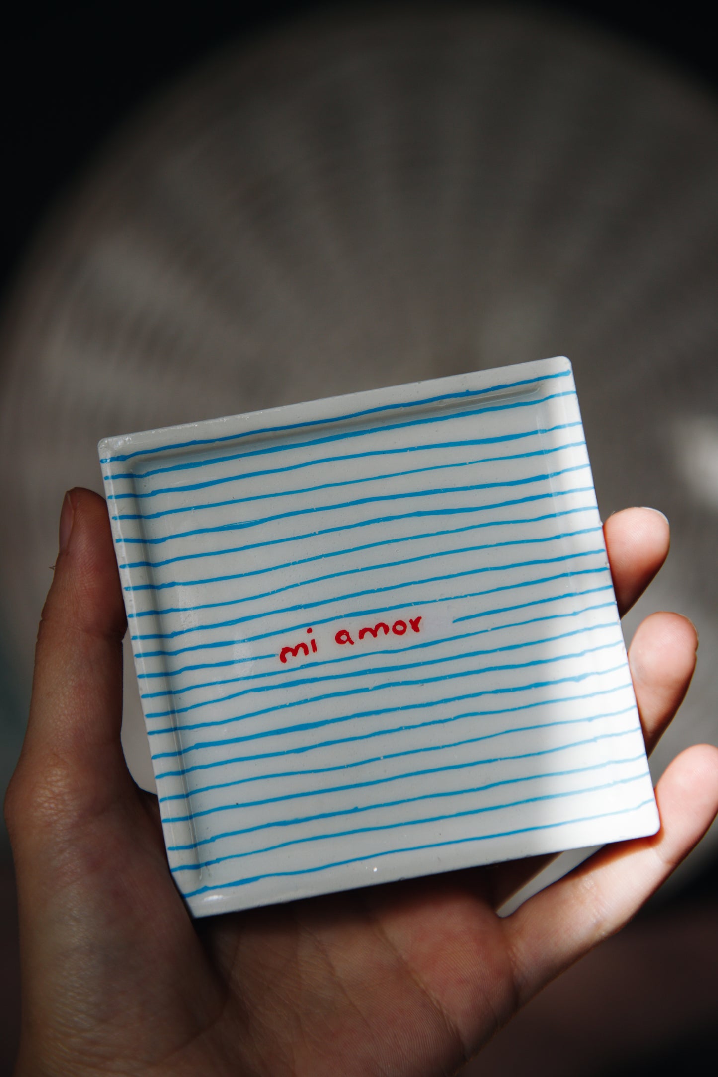 'mi amore' Notepad Coaster